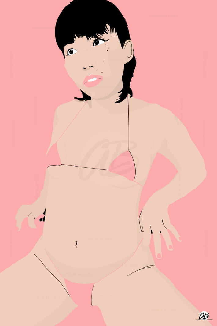 Peach Micro Bikini