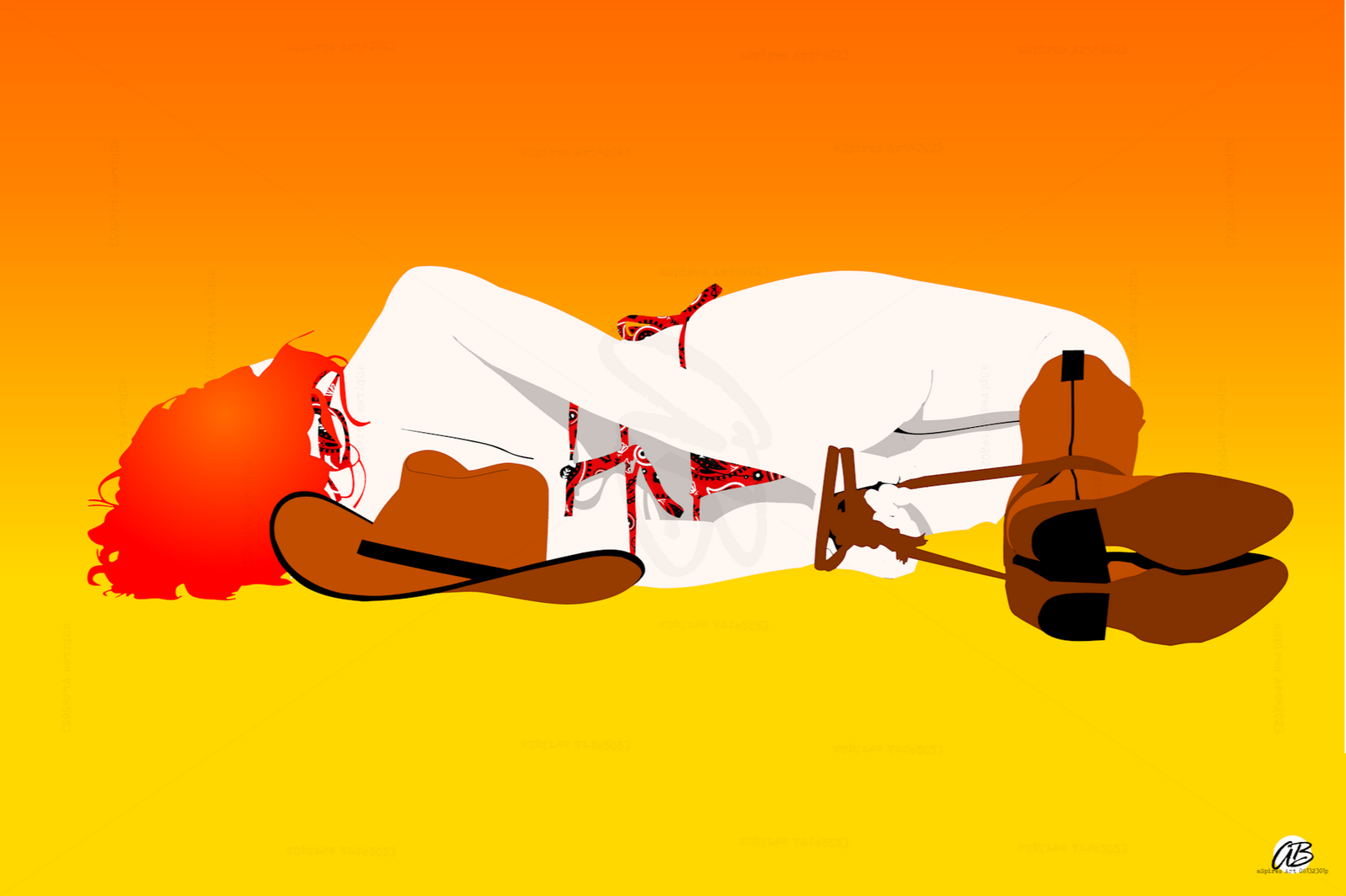Hogtied