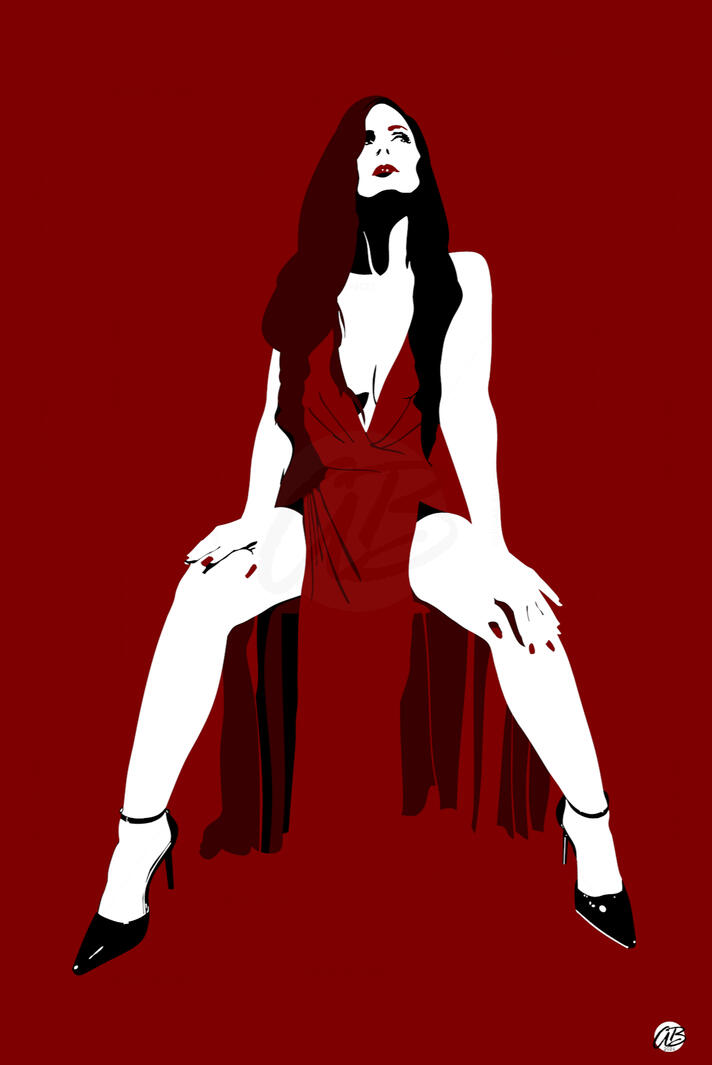 Blood Red Dress